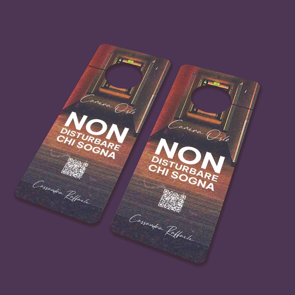 Cartellino da porta NON DISTURBARE CHI SOGNA!